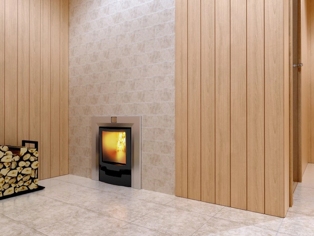 Печь для бани Русь-сетка 12 Л Панорама - Теплодар