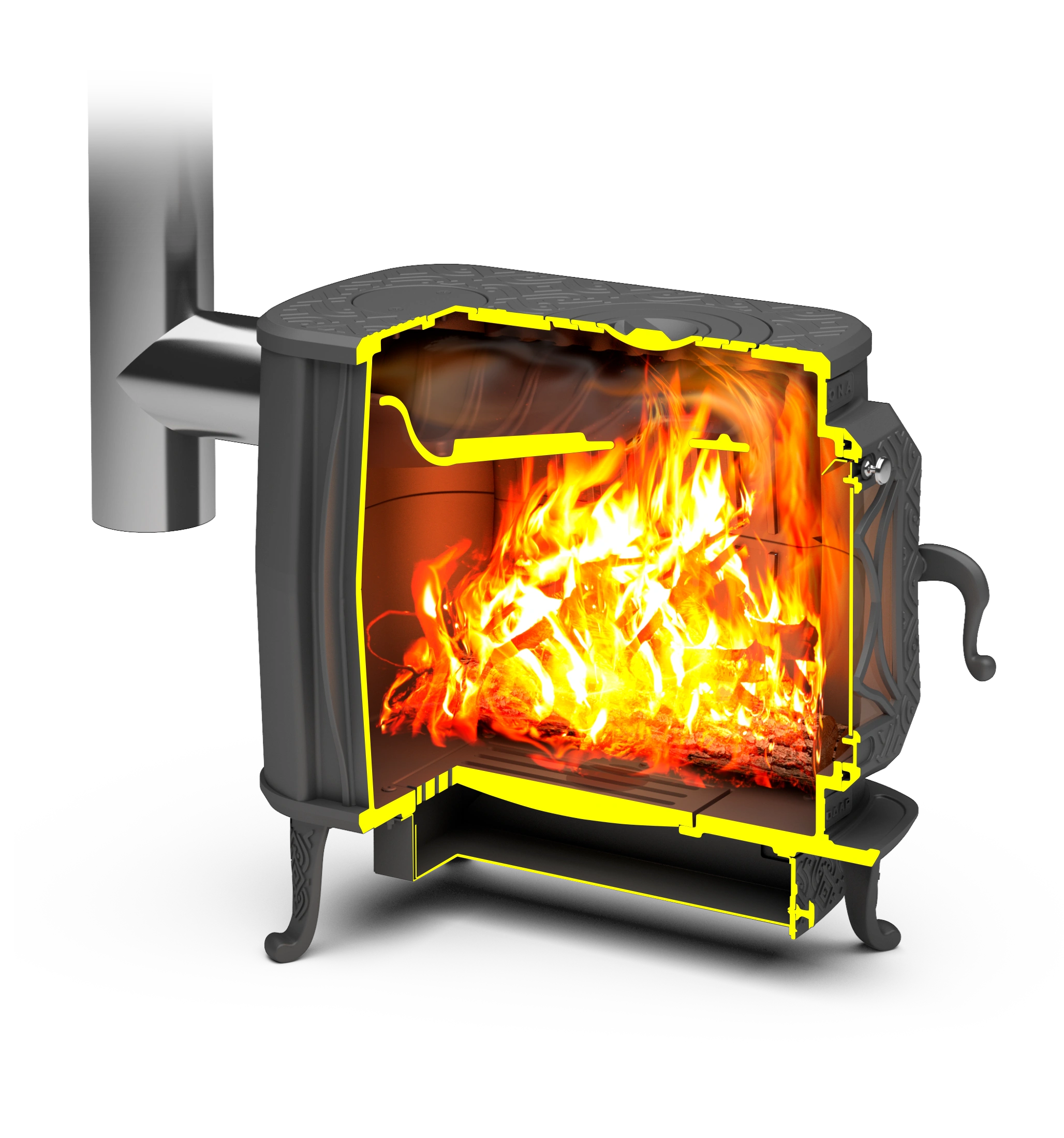 Отопительная печь Verona 200 1.1 - Теплодар